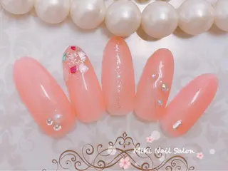 ネイル MiKi Nai池袋 長さだし得意のネイルデザイン