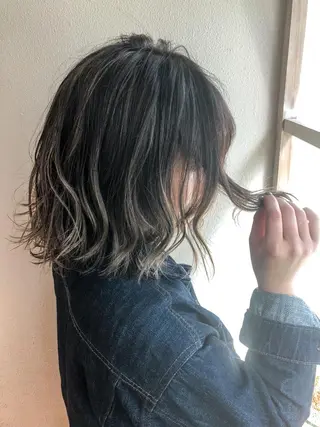 ショート カラー 【1日2名様限定】 AFLOAT白川雄副のヘアスタイル