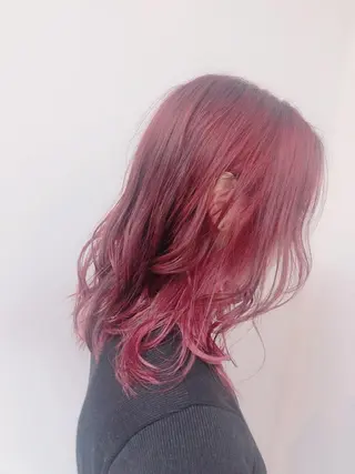 セミロング カラー 💛🤍U too e’s 鎌倉🧸のヘアスタイル