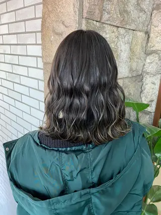 ミディアム カラー 萩原 凌✄のヘアスタイル