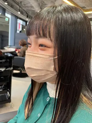 セミロング ショート/脱白髪染め ☆宇﨑悠実のヘアスタイル