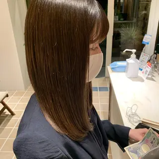 セミロング 【ロングウルフカット 姫カット】伊藤裕哉のヘアスタイル