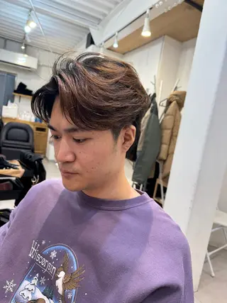 ミディアム パーマ メンズ 似合う髪型が 分からない方へのヘアスタイル