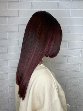 ロング カラー ニュアンスデザイン✄ YOU♡のヘアスタイル