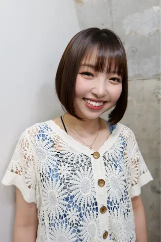 ミディアム カラー 🤍BLEN 窓🤍のヘアスタイル