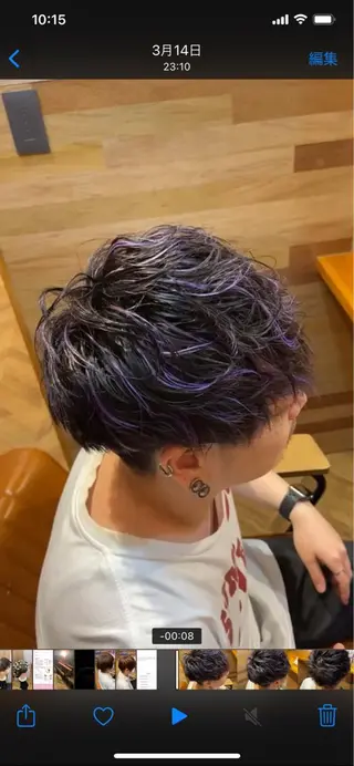 ショート 二狼  （じろう）のヘアスタイル