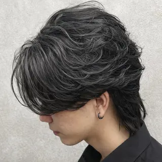 メンズ RUKA👱🏻 メンズカットパーマのヘアスタイル