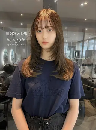 セミロング zina天王寺/ メンズ特化のヘアスタイル