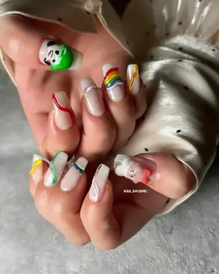 ネイル 3dパーツ/流行り 👧shushu❤️のネイルデザイン