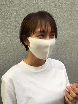 ショート さの あやねのヘアスタイル