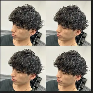 ショート 🔥メンズパーマ 特化 渡辺一翔のヘアスタイル