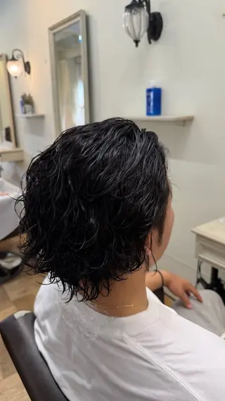 メンズ 南草津/トレンドカラ ー/パーマ 西村美月のヘアスタイル