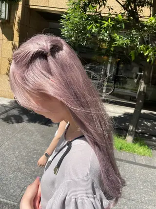 ロング ♡似合わせハイトーン ♡maiのヘアスタイル