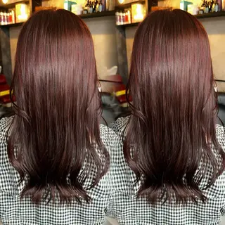ロング カラー aina/心斎橋 /ハイトーン/カラーのヘアスタイル