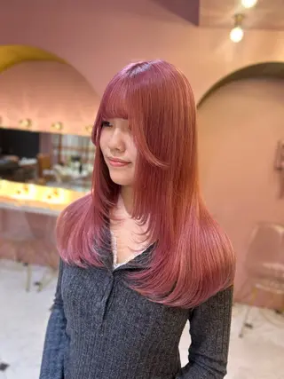 ロング カラー 横浜/レイヤー/ボブ shiira👼🏻のヘアスタイル