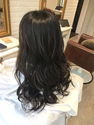 ロング パーマ Renatus店長 金子裕美のヘアスタイル