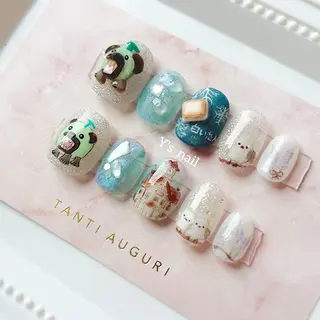 ネイル 手書きが得意🖌️ Y’s  nailのネイルデザイン