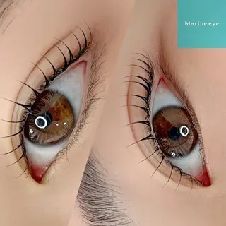 マツエク・マツパ Marine eyeのマツエク・マツパデザイン