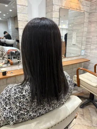カラー 髪質改善カラー/ 結べるレイヤー/文野のヘアスタイル