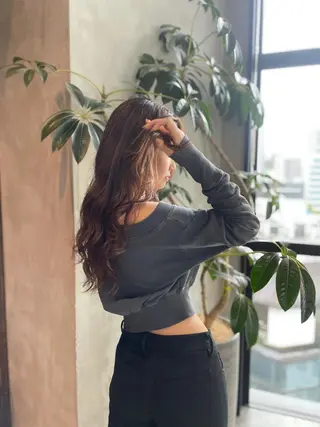 ミディアム カラー 韓国ヘア 店長NEGIのヘアスタイル
