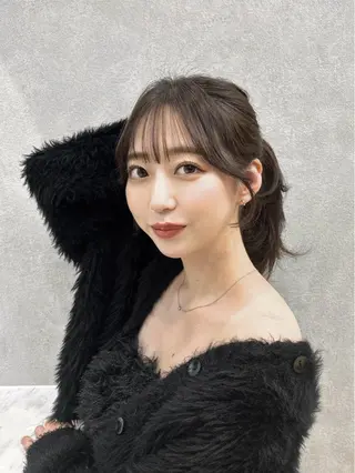 セミロング ヘアアレンジ 🩷韓国ヘア/ヨシン モリ🩷Maikaのヘアスタイル