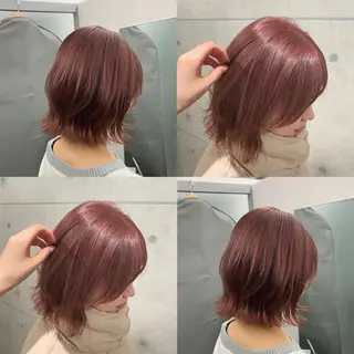 ショート カラー 江坂トレンド韓国風 髪質改善shinoのヘアスタイル