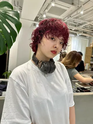 ショート カラー パーマ Tetta 🤙のヘアスタイル