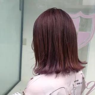 ミディアム カラー 相川 愛実のヘアスタイル