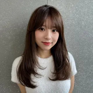 ロング 透明感カラー 中嶋 将城のヘアスタイル