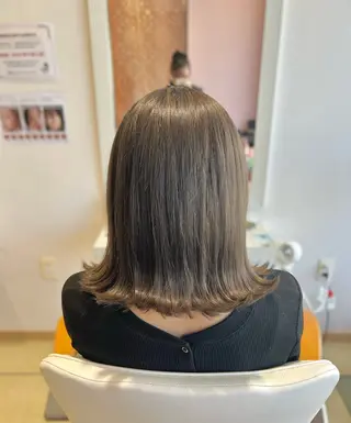 ミディアム カラー 🩷愛咲🩷レイヤー /透明感カラーのヘアスタイル