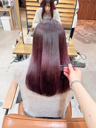 カラー NEIRO/透明感 カラー/グレージュのヘアスタイル