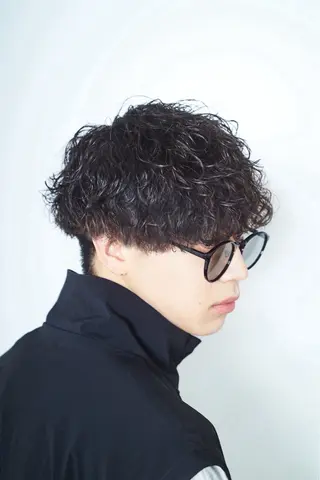 ショート パーマ メンズ 湘南のパーマ職人 🔥清水琉葵🔥のヘアスタイル