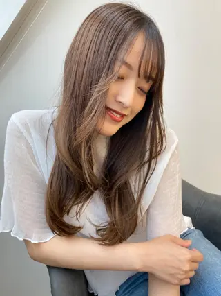ロング 🌼渋谷韓国レイヤー 桑尾幸奈🌼のヘアスタイル