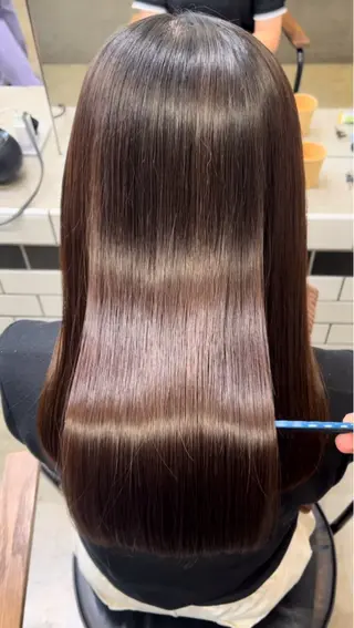 セミロング カラー ヘアアレンジ 🍯傷ませないカラー 髪質改善🍯彪雅のヘアスタイル