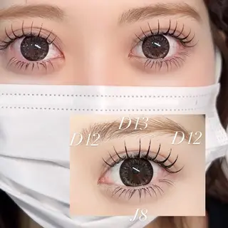 マツエク・マツパ GALN💛mami バインドロックのマツエク・マツパデザイン