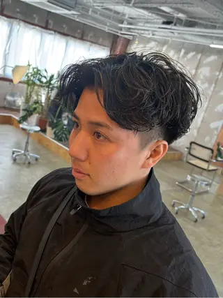 パーマ メンズ isi／門真／古川橋 EITOのヘアスタイル