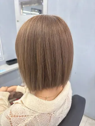 カラー 透明感♡くすみカラー shiori/小岩のヘアスタイル