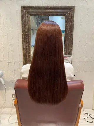 ロング 髪質改善／ブリーチ 宮武　湧斗のヘアスタイル