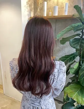 ロング カラー 🎀たな 🧸のヘアスタイル