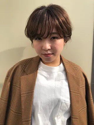 ショート kaho.🌿 ショートヘア⭐️のヘアスタイル