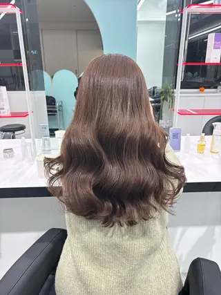 セミロング Wカラー/暖色/べ ージュりく©︎🐝のヘアスタイル