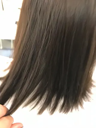 ミディアム セミロング ロング カラー 内藤 達也のヘアスタイル