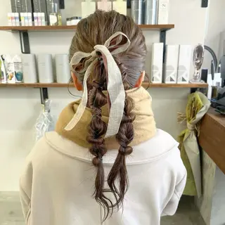 ロング ヘアアレンジ 初めてのショート お任せください✂️のヘアスタイル
