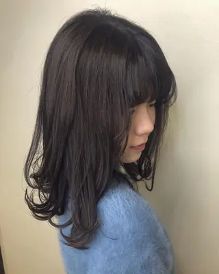 ミディアム カラー ヘアアレンジ enurk店 🍋 M I K U  *のその他イメージ