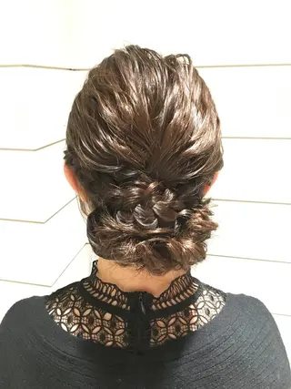 ヘアアレンジ 鍵山 千秋のヘアスタイル