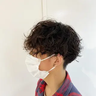 パーマ メンズ ✂韓国レイヤー 🦋みやび🪽のヘアスタイル
