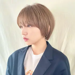 ショート カラー パーマ ショートボブ髪質改善 縮毛矯正のプロ山道潤のヘアスタイル