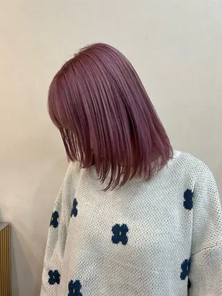 ミディアム ボブ/透明感カラー 🧸YUI❤️のヘアスタイル