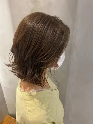 ショート カラー パーマ ヘアアレンジ 顔周りカット・相談 レイヤーも◎しずくのヘアスタイル