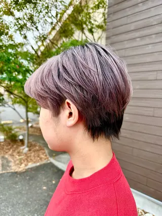 カラー メンズ 青山 祐一朗のヘアスタイル